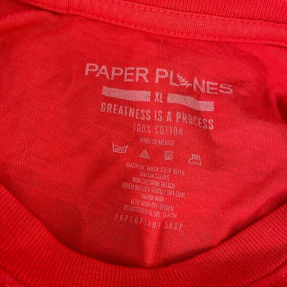 Paper Planes Shirt Mens Extra Large Lovers Rock Steady Graphic Tee Tie Dye Crew - Picture 11 of 13